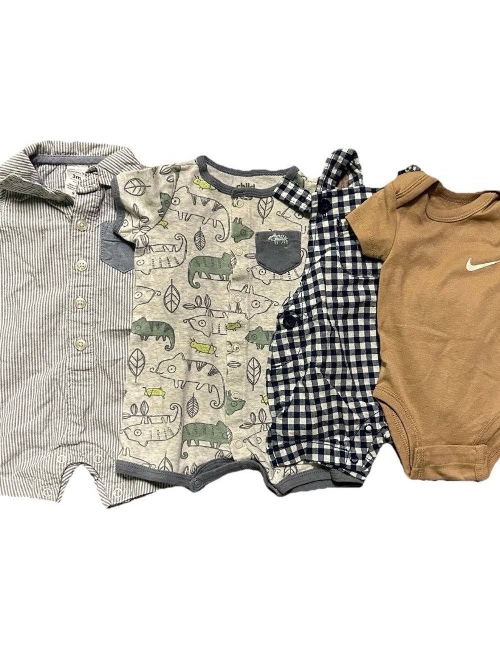Baby Boy Summer Clothing Rompers Overalls Nike Size 0-3 Months